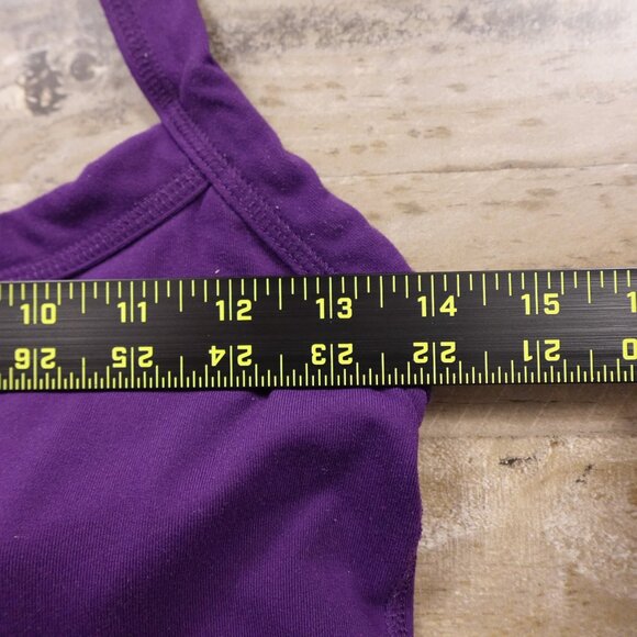 Athleta‎ Modra Halter Dress Women’s 6P Purple Built-In Bra Athleisure Bodycon - Picture 3 of 12